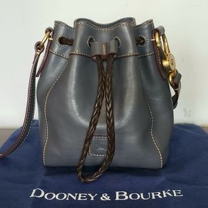 Dooney & Bourke Florentine Mini Hattie Slate Leather Convertible Crossbody Bag